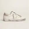 mocassini dorati Super Star Sneakers Metallic Classic Dirty old scarpe sneakers Scarpa Tacco Camoscio Suola Crema Donna Uomo Pelle Bianca Plaid Piatto Glitter Dirty style 35-46