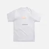 Moda Erkek Giyim Kith Treats Creamsicle Kapsül T-Shirt Dondurma Deseni Yaz Yuvarlak Boyun