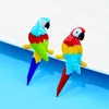 Brooches CINDY XIANG Arrival Enamel Parrot For Women Animal Pin 2 Colors Available Summer Design Fashion Accessories Gift