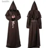 Kostium motywu Halloween COS Come Come Come Medieval Monk Clothing Monk szata Czarodziej