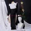 موضوع الأزياء الأنيمي XS-3XL Cosplay Cosplay Chowbie Sexy Nuns تأتي موحدة أسود فستان الهالوين يأتي للنساء 231007