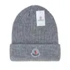 Berretti con teschio Designer Beanie Man Beanie Hat Cappello di alta qualità Cappello invernale di lana Capelli di coniglio Cappello classico addensato grigio nero rosa rosso