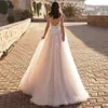 Modest Plus Size Wedding Dresses Beach Wedding Chiffon Lace up Back Simple Elegant Boho Bridal Gowns dgws