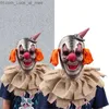 Party Masks Halloween Scarecrow Mask Creative Horror Cosplay Mask For Adult Scary Latex Skull Costume For Spooky Party Carnival Supplies Q231007