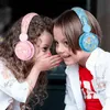 Headsets Einhorn-Kopfhörer mit Mikrofon, Mädchen-Tochter-Musik-Stereo-Kopfhörer für PC-Telefon, Helme, Kinder, Jungen, Geschenke, Kinder-Kopfhörer 231007