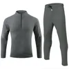 Survêtements pour hommes Costume de sport Courir Vêtements de gymnastique Cyclisme Serré Printemps Automne et hiver Séchage rapide