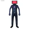 Costume a tema Skibidi Toilet Cosplay Come Gioco Altoparlante Man Tv Man Camcorderman Viene Body Tuta Maschera Halloween per Donna UomoL231007