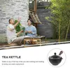 Dinnerware Sets Ceramic Side Handle Jug Rotating Tea Kettle Decorative Teapot Delicate Rotatable Vintage Household Handheld Traditional