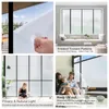 Janela adesivos 3d cortinas filme privacidade fosco vitral opaco adesivo estático decorativo cobrindo escritório banheiro casa