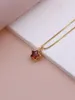 Chains 2023 Luxury Heart Star Shape CZ Charms Pendants Necklaces For Women Designer Jewelry Gift Female