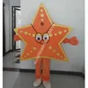 2024 Star Fish Mascot Costume Wysoka jakość Kreskówka Postać Karnawał Dorośli Rozmiar Świąteczny przyjęcie urodzinowe fantazyjne strój