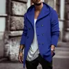 Heren Trenchcoats Heren Hoodie Knoopjack Katoen Casual Slim Fit Mode Verdikking Lange Bovenkleding Jassen Jas Voor Heren Herfstkleding