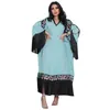 Abbigliamento etnico Caftano Nappe Paillettes Abito ampio da donna Abaya Abiti da festa Ramadan Abayas Eid Musulmano Caftano Abiti eleganti Dubai Arabo