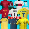 Maglia da calcio Al Nassr FC Ronaldo 2022 2023 2024 Home gialla via 22 23 24 CR7 Gonzalo Martinez Talisca Ghislain Konan Vincent Aboubakar maglia da calcio da uomo