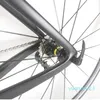 Speed Aero Design Carbonfaser-Rennrad, komplettes Fahrrad und Vorderseite