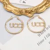 Luxury Brand Women Earrings Designers Letter Ear Stud Gold Plated Hoops Earring for Wedding Party Jewelry Accessories