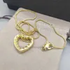 Collana con cuore, collane, gioielli, designer per donne di qualità, lusso, regalo all'ingrosso alto, spedizione gratuita PDVC
