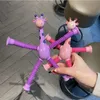 Decompression Toy Children Suction Cup Giraffe Toys Relief Telescopic Sensory Bellows Anti stress Squeeze Kawaii 231007