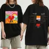 Erkek Tişörtler Kötü Bunny Un Verano Sin Ti Graphics T Shirt Unisex Hip Hop T Shirt Müzik Albümü Çift Taraflı Baskı Kısa Sleev230A