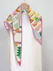 Sciarpa di seta di design Ragazza Amore Sciarpe primaverili Stampa Lettera Logo Comodo scialle in tessuto Sciarpa regalo per la famiglia Sciarpe triangolari