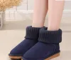 2022 Prevalent classic G/U knitting merge lady Girl women snow boots Mini short Women boots keep warm boots with card dust bag Free transshipment 008