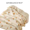 Blankets Print Blanket Baby Shower-Towel Born Wrap 4-Layer Cotton Bath Towel