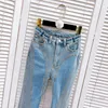 Damen Jeans Skinny Chic Retro Street Style Slim Fit Bleistift Denim Hosen Schlitz Lady Y2k Hosen