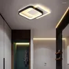 Ceiling Lights Modern Corridor Aisle LED Black White Lamps For Living Room Restaurant Lighting Lampara De Techo Hallway Gallery