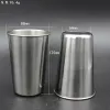 Alta qualidade de 16 onças aço inoxidável copo de copo de metal caneca inquebrável bpa grátis ecologicamente amigável para beber ferramentas de bebidas