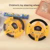 Zabawki inteligencji symulują samochód kierowniczy kierownica Eletryczne zabawki dla niemowląt z dźwiękowymi dziećmi muzycznymi wózek edukacyjny wokal 231007
