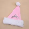Шапки года шляпа Санта-Клауса плюшевые утепленные хлопчатобумажные рождественские шапки для взрослых с Рождеством и праздником поставки украшения зимняя капля