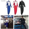 Autres vêtements F1 Veste Karting Costume Voiture Moto Racing Club Exercice Vêtements Salopette Costume Deux Couches Étanche Auto Karting Costume Unisexe L231007