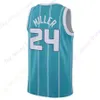 Lamelo Ball Jersey Brandon Miller Basketball Jerseys 2023 City White Teal Purple Black Pinstripe Home Away Men Dorosły rozmiar S M L XL 2XL