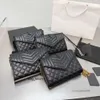 Bolsa de Ombro Envelope Y Sacos de Noite Bolsas de Ombro Designer Bolsas Mulheres Totes Preto Bezerro Caviar Claic Diamante Quilted Bolsa Correntes Dupla Flap Médio Couro C