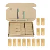 Fio dental uma dúzia de fio dental, 12 peças por caixa, atacado, carvão de bambu, fio dental com tubo de bambu 231007