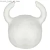 Party Masks Hollow Knight Latex Mask Halloween Game Role Playing Costume Accessories Party Props Cute White Masks Q231009