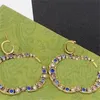 女の子のためのメンズダイヤモンドイヤリングのイヤリングデザイナーOhrringe Jewlery Womens Designer Woman Dangle Luxury Dangle Earrings Orecchini 31