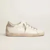 Venta caliente Diseñador Mocasines Mujer Zapatillas Zapatos Italia Marca Super Star Gamuza Lentejuelas Leopardo Blanco Do-Old Zapato casual con cordones Estilo sucio 35-46