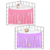 Autres fournitures d'oiseaux Bande de gland Tente pour animaux de compagnie Cachette Cachette Cochon d'Inde Hamster Hamac Rideau 4 couleurs Petits articles pour animaux de compagnie Coin de lit suspendu