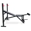 Banco de peso Core Abdominal Trainers Strength Deluxe MidWidth com fixação para pernas 500 lb preto 231007