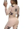 Wiadomości Kobiety Luksusowe marka CC Casual Sports Suit 2 -częściowy scenariusz projektantów Y71382