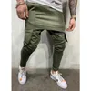 Moomphya 2019 novo zíper dupla camada calças de corrida masculinas streetwear hip hop harem calças masculinas longas calças magras 1121987