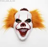 Masques de fête 2022 Joker Origin Film Clown Joker Masque Cosplay Joaquin Phoenix Arthur Fleck Halloween Masques Q231007