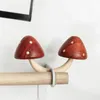 Aimants pour réfrigérateur Nuage de champignon en bois Aimant de réfrigérateur Autocollant magnétique 3D Mignon Message Board Rappel Décoration de la maison Cuisine 231007