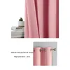 Curtain 2piece Shading And Insulation Sunshades Provide Privacy Comfort With Multi-color Options