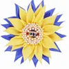 Broschen, hochwertiges, modisches Satin-Stoffband, massiver gelber Kristall, Sigma Gamma Rho-Corsage-Schmuck