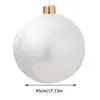 クリスマスの装飾屋外クリスマスインフレータブル装飾ボール作られたPVCジャイアントライト大きなボールの木の装飾屋外のおもちゃボール231006