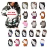 Luipaardkorrel Groothandel Volwassenen Bleach Sweatshirts 100% Polyester Sublimatie Blank Faux Gebleekte Hoodies Printbare Tie Dye Pullover Sweater Shirts FS9544 ed