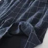 Homens sleepwear sono crepe tamanho verão desgaste fino algodão pano calças 2023 treliça simples pijama casa grande shorts respirável