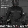 Andra Apparel Vemar Summer Motorcykeljacka Men Motocross Jacket Motorcyklist Jacket Protective Gear Coat Racing Reflective Oxford Clothll231007